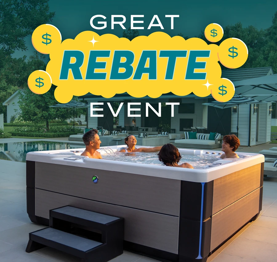 Great Rebate Event at Hot Tubs of Central Texas.