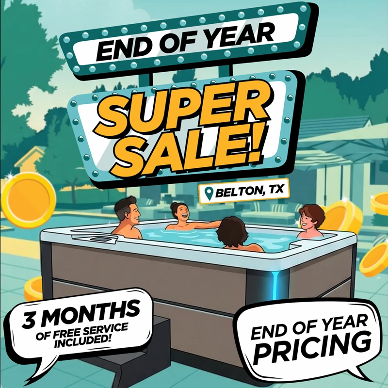 Hot Tubs of Central Texas End of Year Promotion.